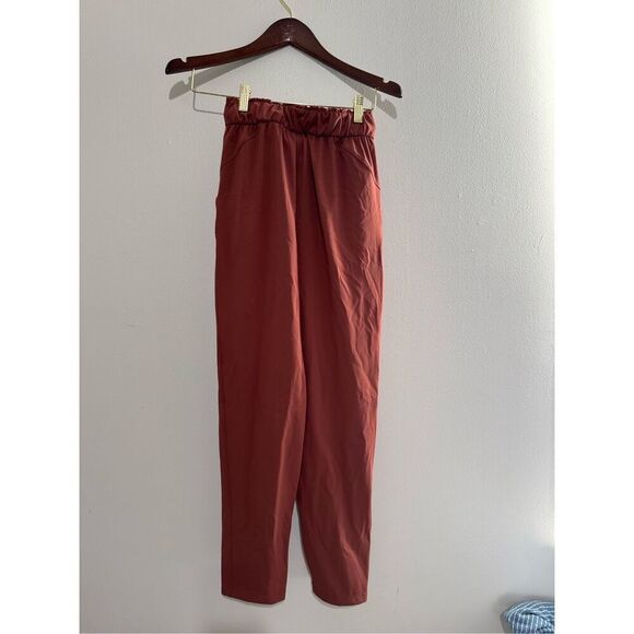 Lululemon Pants Women Sz 2 High Rise 7/8 Slim Fit Stretch Pockets Ancient Copper - Picture 7 of 8